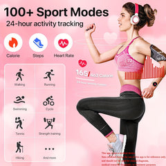 Women's Smart Watch w/ Calling 100 Sports Modes Water Resistant