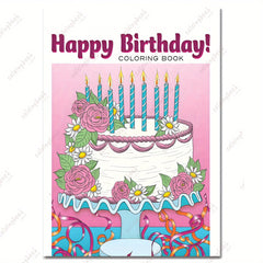 Deluxe 29 Happy Birthday Coloring Book - Unique Cover