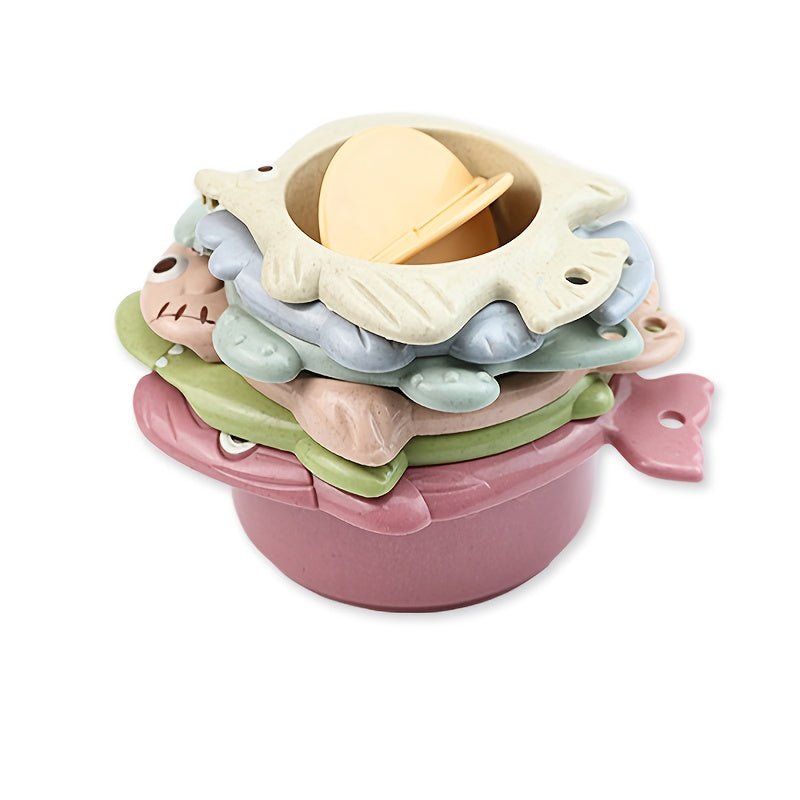 Stacking Fish Toys for Infants and Toddlers - Bathing Fun!