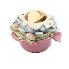 Stacking Fish Toys for Infants and Toddlers - Bathing Fun!