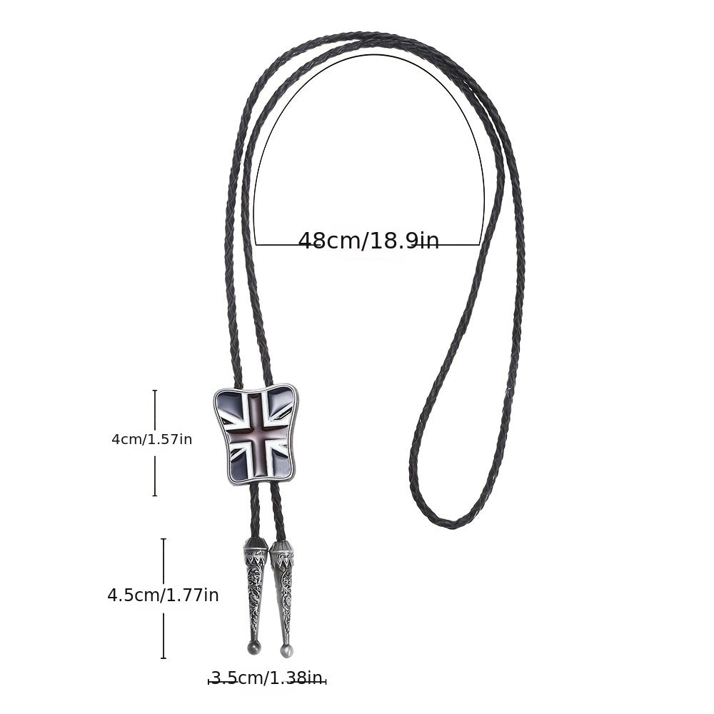 Metal Necktie Necklace Flag Unique Casual Electroplating
