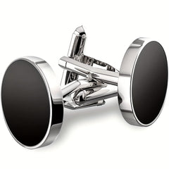 Men's Cubic Zirconia Cufflinks Stainless Steel Shirt Accessories