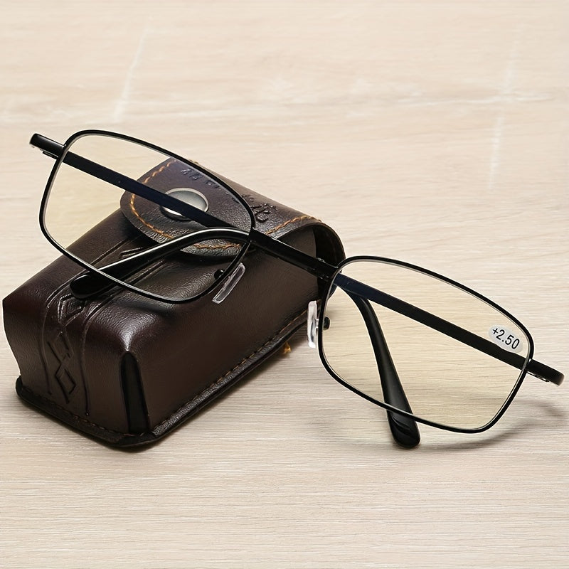 Foldable Multifocal Photochromic Reading Glasses Men UV400 Sun Glasses