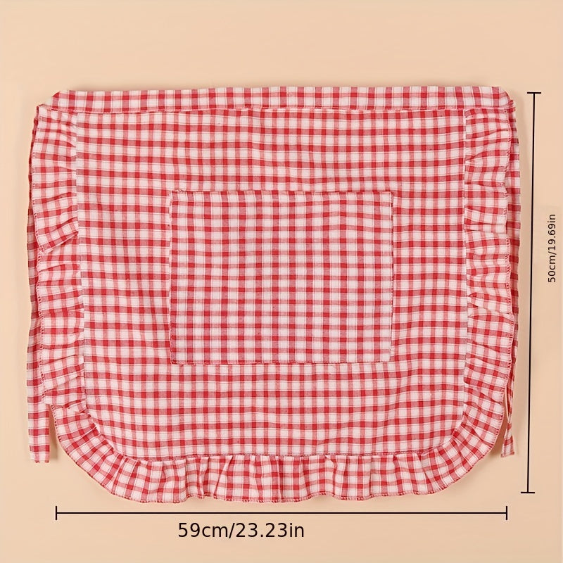 Half Length Chef Apron Hotel Restaurant Waist Apron With Pocket
