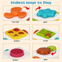 6 in 1 Sensory Activity Cube Educational Game Center for Kids
