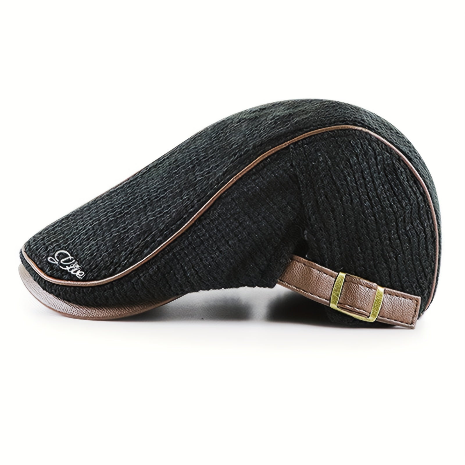 Knitted Newsboy Caps For Men Beret Hat Cabbie Golf Cap