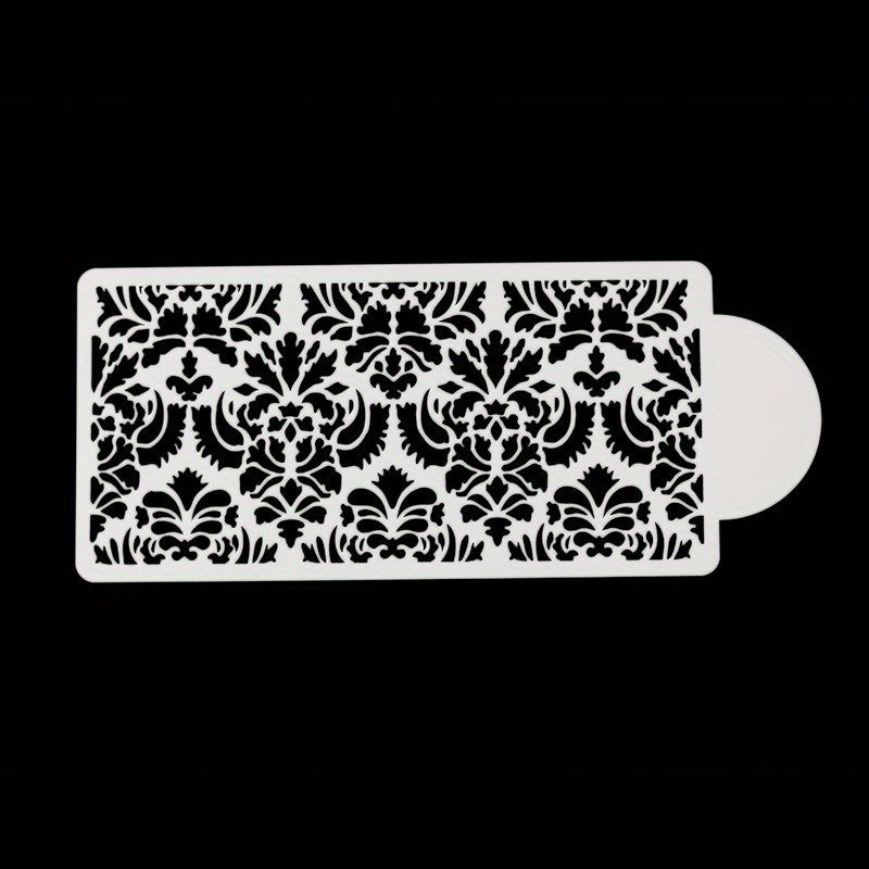2pcs Cake Stencil Decorating Mold Templates Flower Baking Mesh Stencil