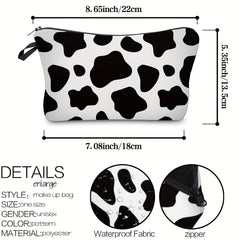 Cartoon Print Comestic Bag Portable Makeup Pouch Toiletry Storage Bag