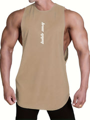 Men's Quick Dry Sleeveless Tank Top for Gym Training