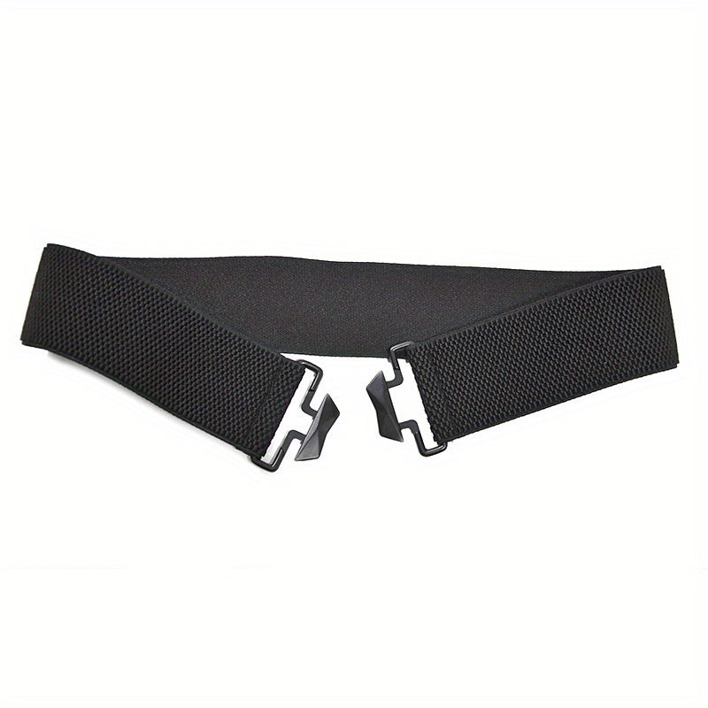 Leopard Print Wide Elastic Belt Vintage Belt for Women