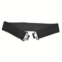 Leopard Print Wide Elastic Belt Vintage Belt for Women