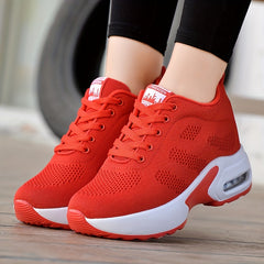 Women's Hidden Heel Breathable Athletic Sneakers