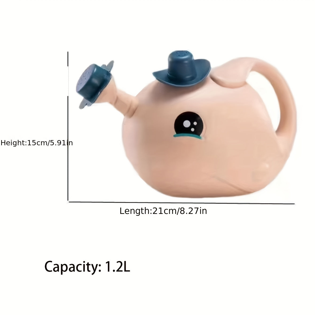 Whale Shaped Garden Spray Bottle 1.2L