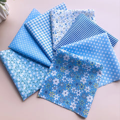 7pcs Cotton Sewing Small Cloth Head DIY Doll Clothes Patchwork Doll Quilt