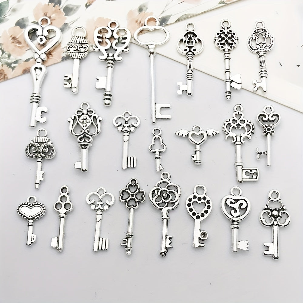 20pcs Tibetan Silver Metal Charms Pendants for Jewelry Making