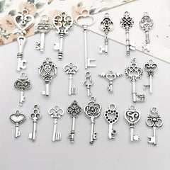 20pcs Tibetan Silver Metal Charms Pendants for Jewelry Making
