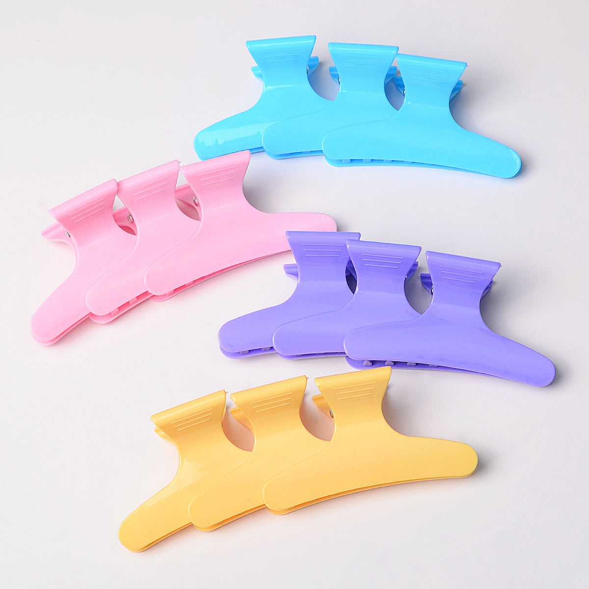 12 Pcs Non Slip Butterfly Hair Clips Multicolor