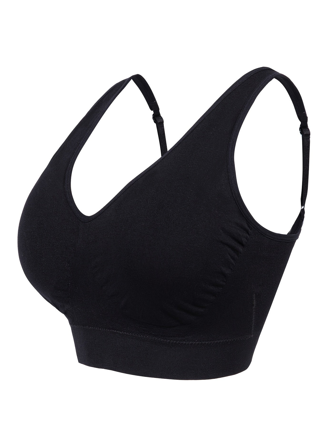  Seamless Sports Bra High Elastic Wire-Free Yoga Fit