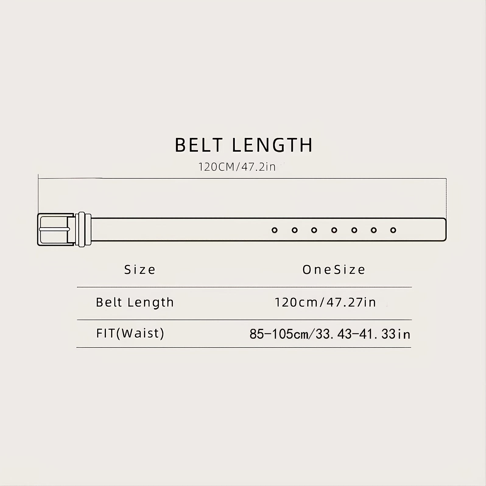 Men's Retro Horse Pattern Buckle Belt Decorative Accessories