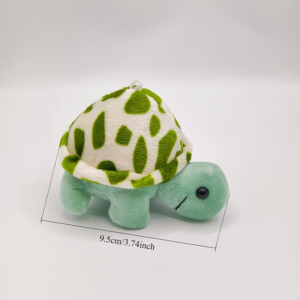 Sea Turtle Doll with Expressive Eyes & Fluffy Shell Soft Stuffed Animal