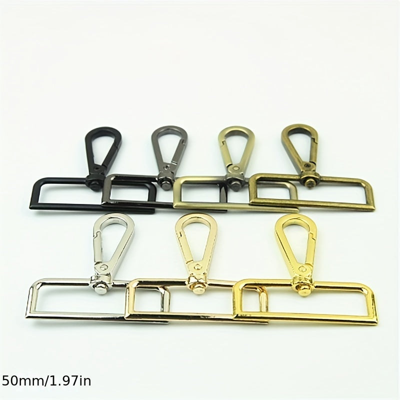 5 Pcs Golden Lobster Clasps 50mm Trigger Clips Hooks Hardware Accessory