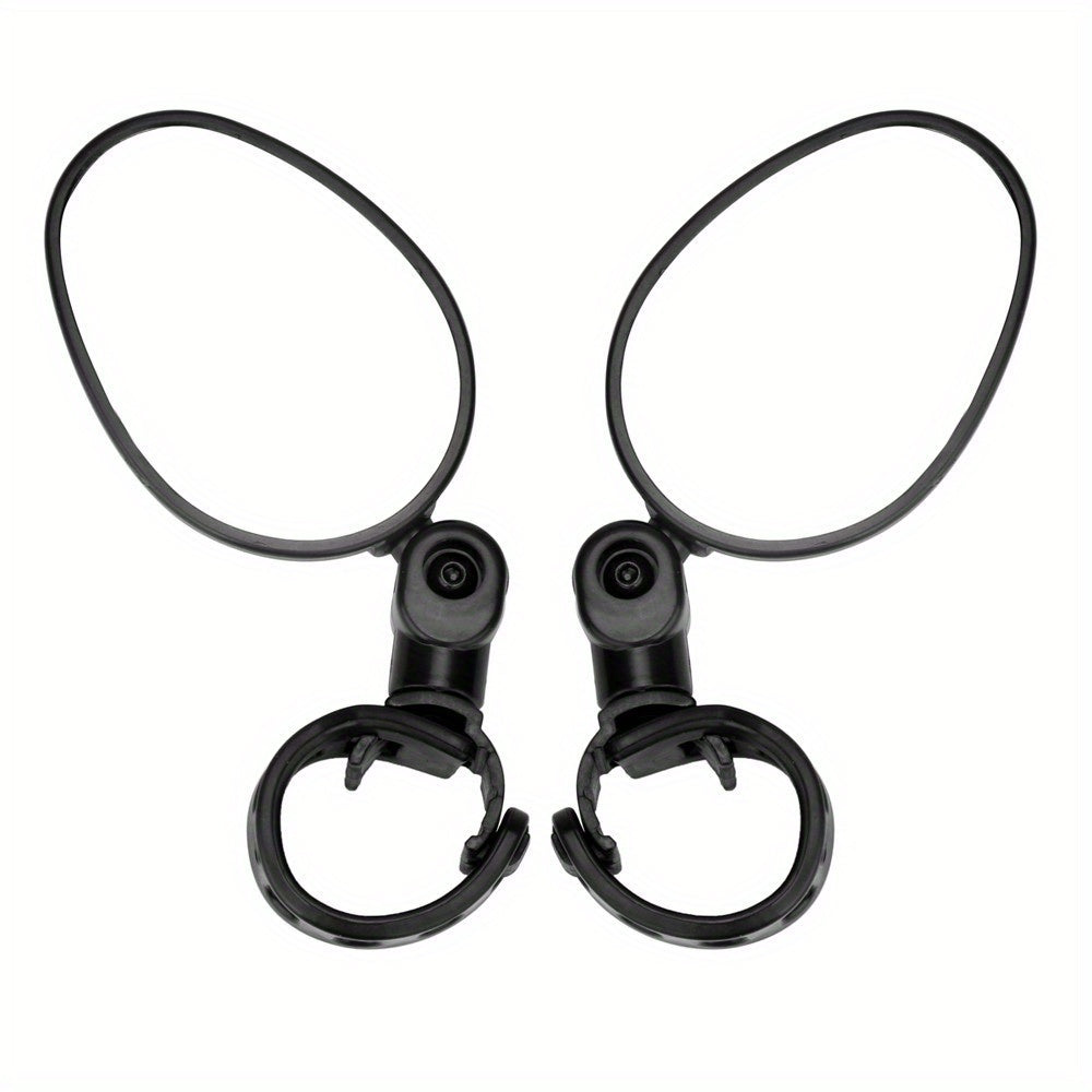 2pcs Adjustable Rotatable Bike Mirrors for MTB and Road Bikes