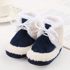 JIAGEYA Baby Girls' Soft Warm Plus Fleece Boots