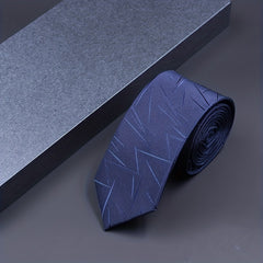 Navy Stripe Formal Tie Men Neckties