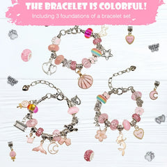 Charm Bracelet Making Kit Jewelry Making Supplies Beads Set