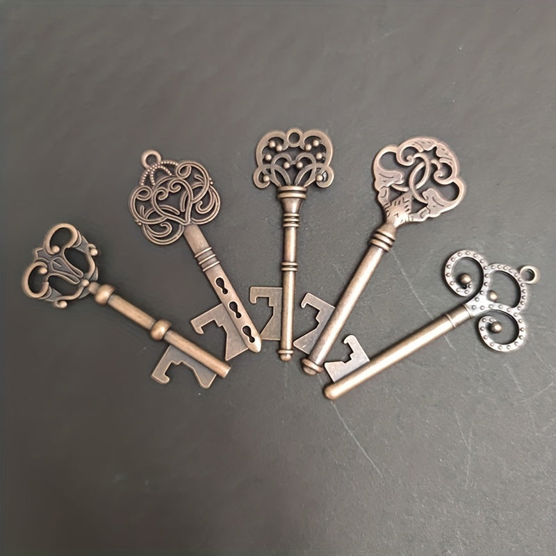 5pcs Skeleton Key Bottle Openers Metal Bottle Openers For Beer Juice