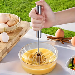 Stainless Steel Semi Automatic Rotary Whisk