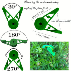 10 Packs Plant Benders Low Stress Training Clips Green