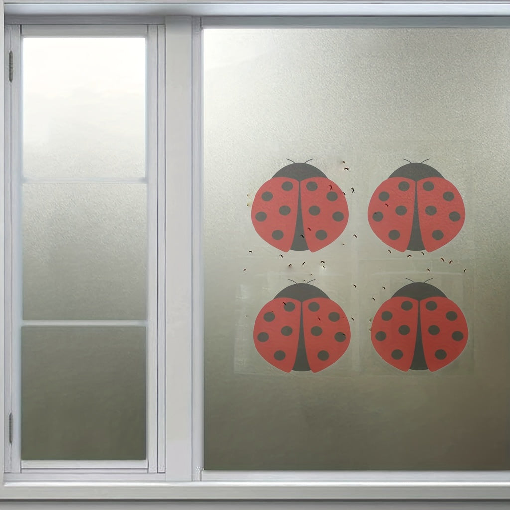 Ladybug Fly Catcher Window Stickers  30pcs