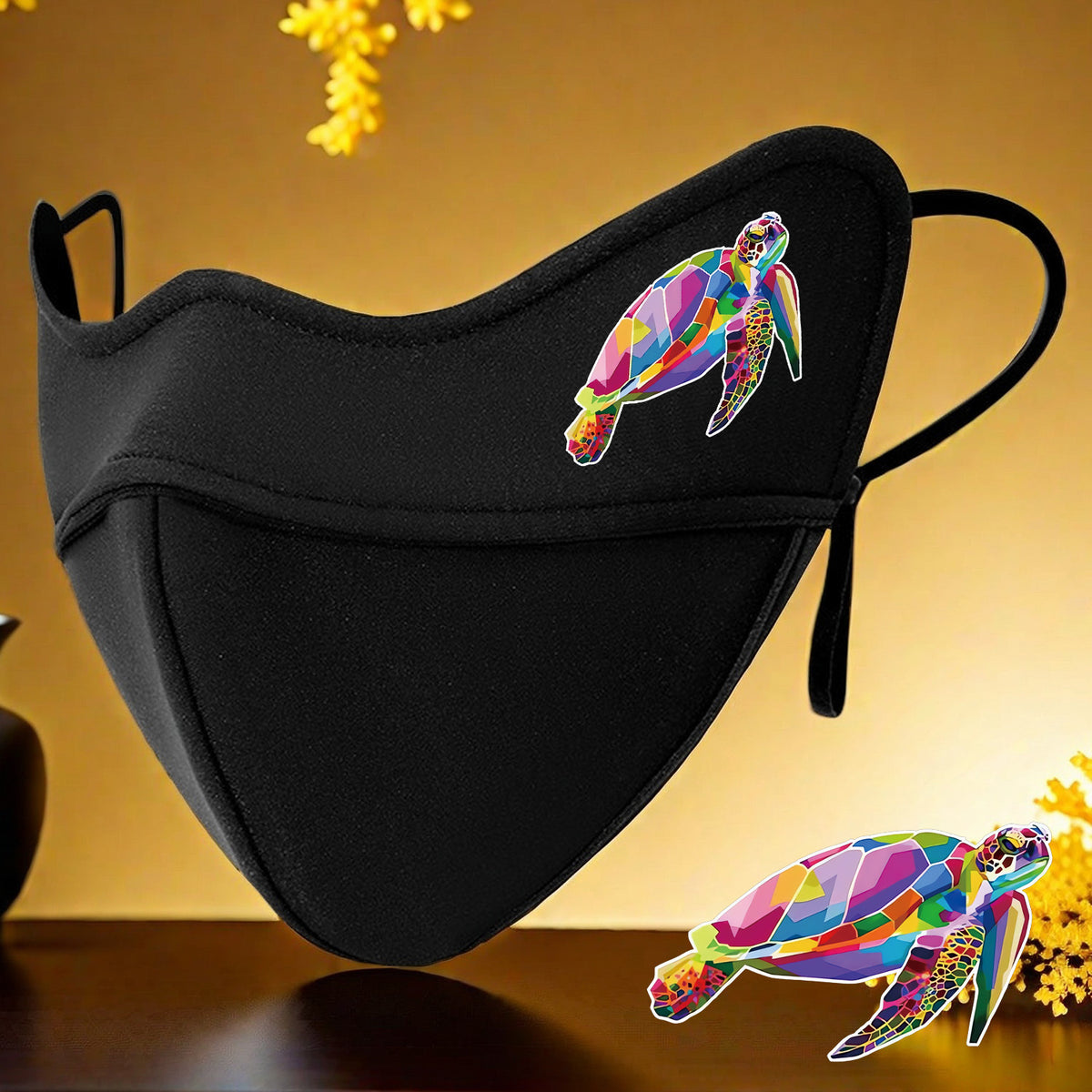5D Turtle Pattern Warm Mask - Cold Proof & Windproof
