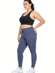  High Rise Yoga Leggings With Pockets