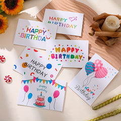 Birthday Card Set: 10 Cards with Envelopes
