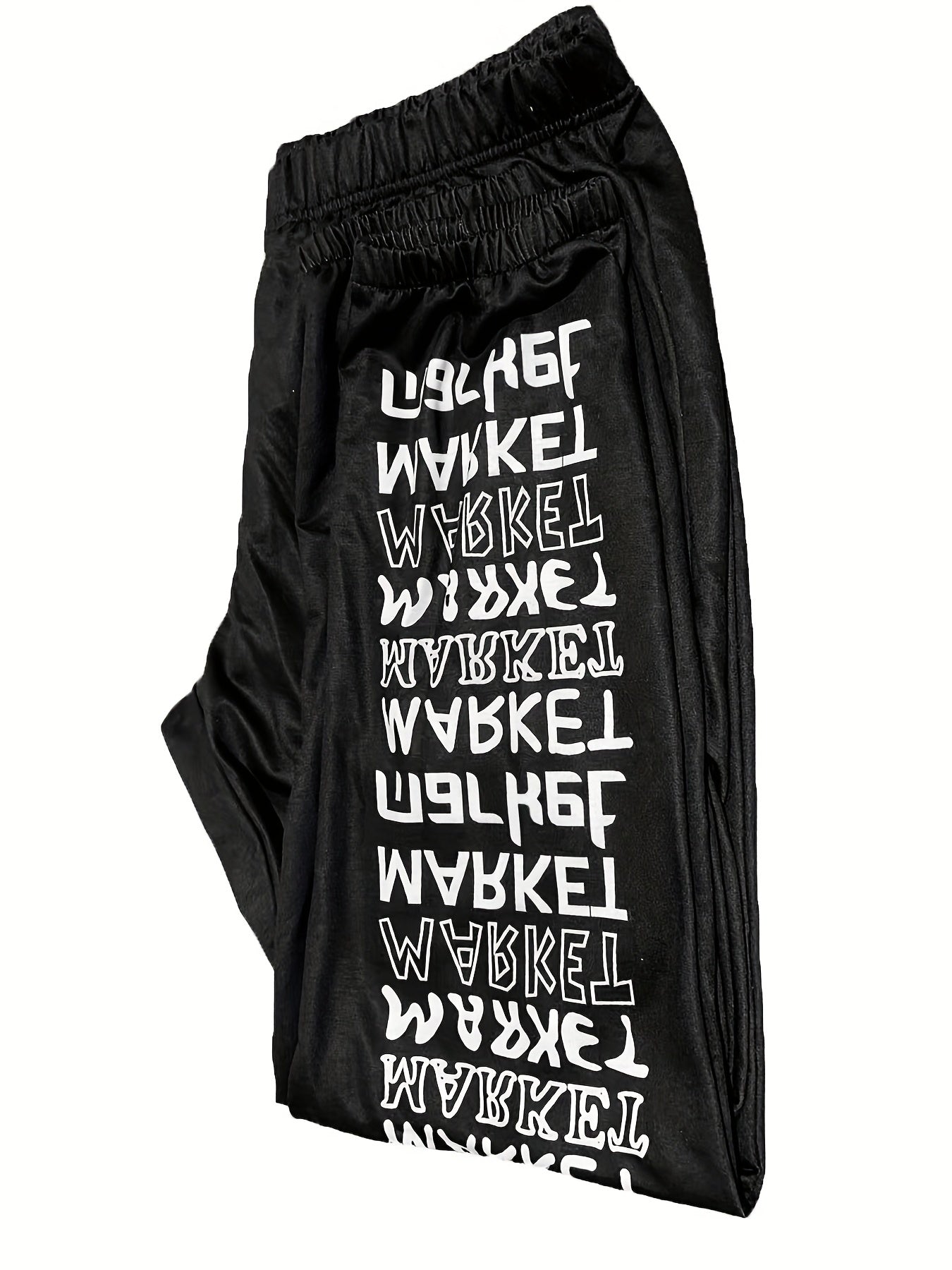  Women's High Rise Letter Print Pants