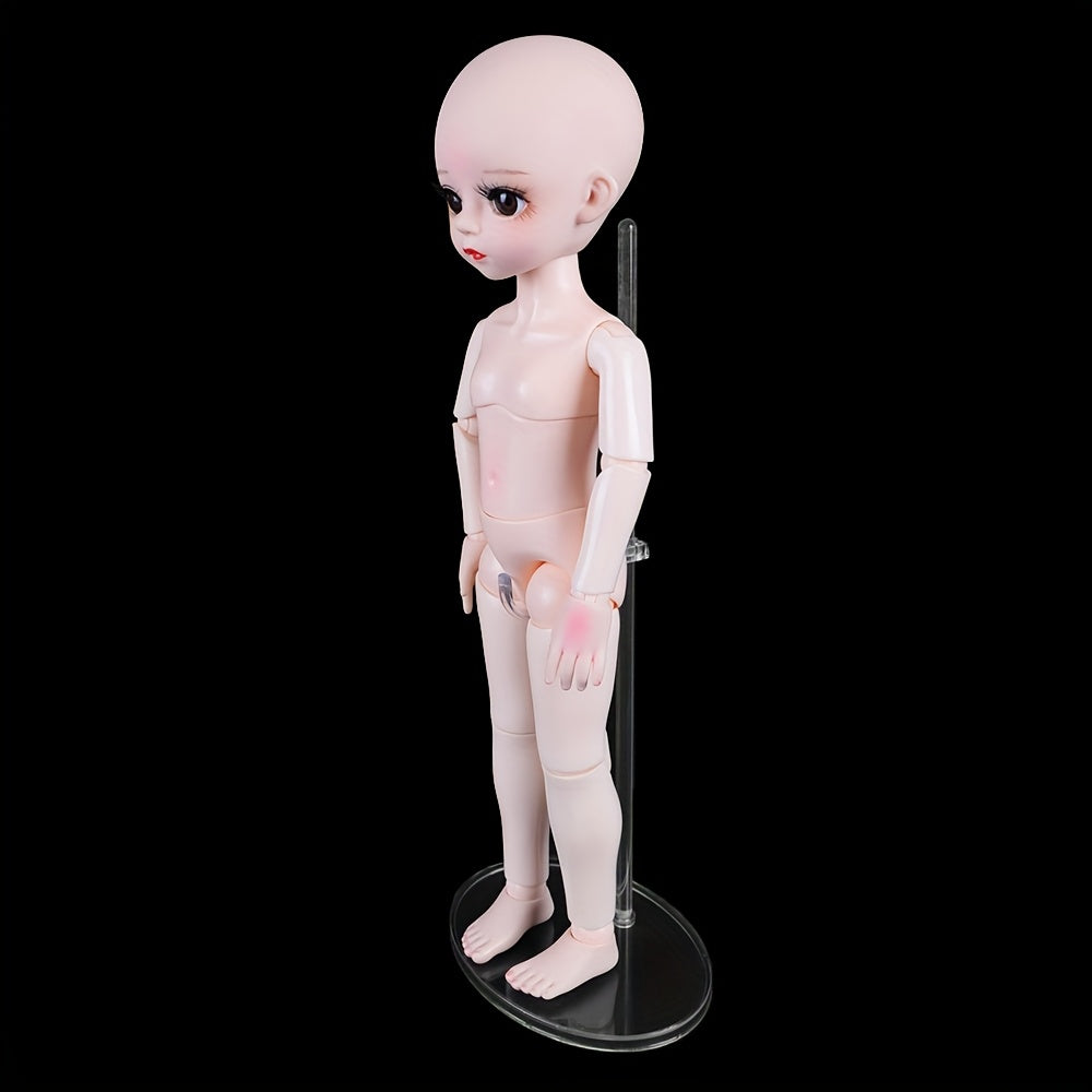 5pcs Transparent Doll Stand Display Holder For 11''-18'' Dolls