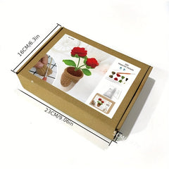 Beginner Crochet Kit: Roses Crochet Starter Set for Adults and Kids