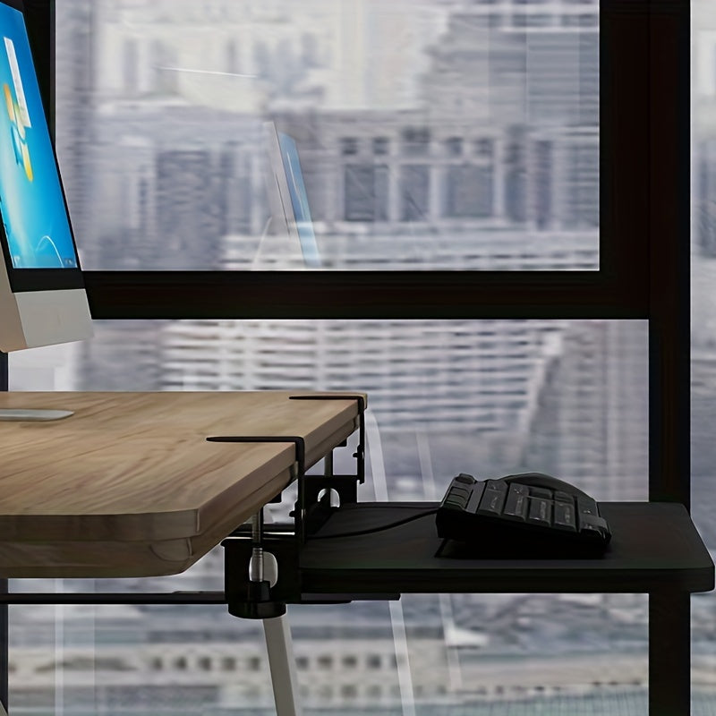 Keyboard Holder Desktop Clip Stand Mouse Organizer