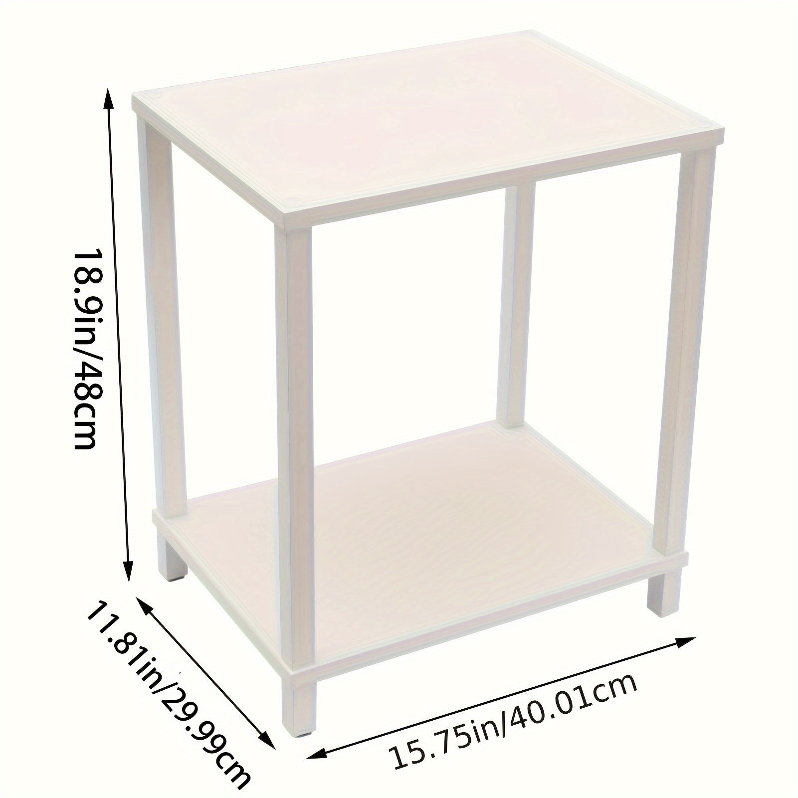 Nordic Mini Corner Indoor Sofa Table Living Room Bedroom Bedside Storage Table