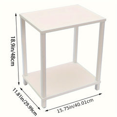 Nordic Mini Corner Indoor Sofa Table Living Room Bedroom Bedside Storage Table