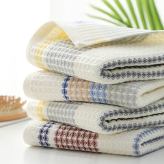 3 Packs Waffle Weave Hand Towels Absorbent Quick Dry Plush Hand Towel