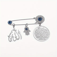 Vintage Allah Brooch - Lucky Amulet for Men