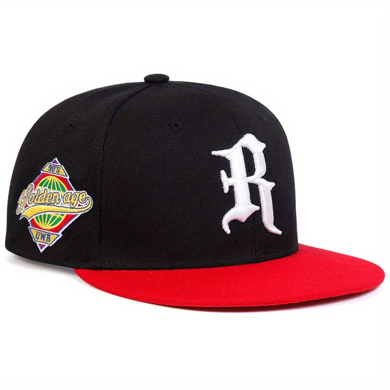 Men's R Letter Baseball Cap Sports Hip Hop Cap