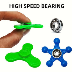 Colorful Fidget Spinners for Parties & Carnival Games