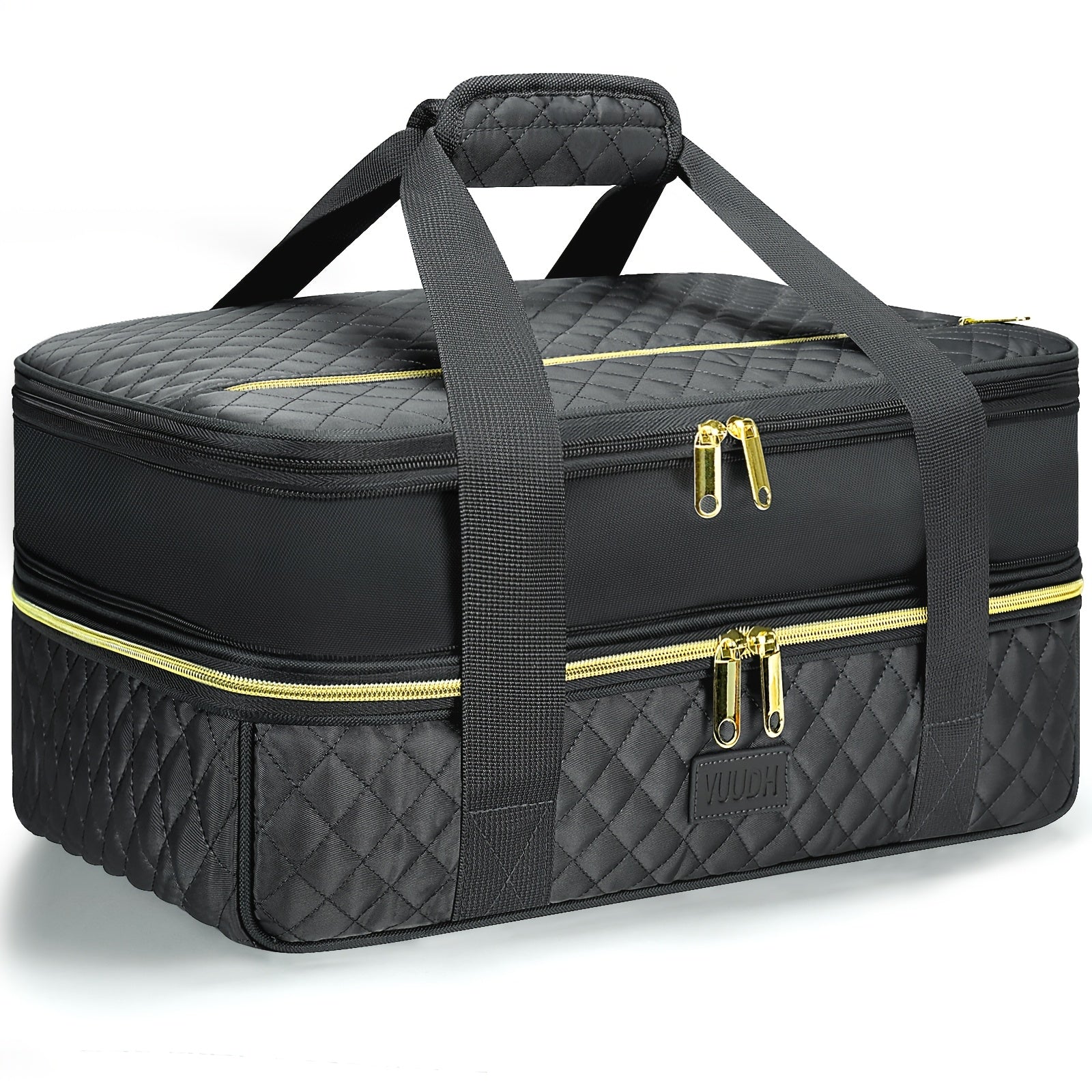 Insulated Lunch Box Double Layer Waterproof Non Leak Fiber Material