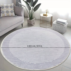 Soft Non Slip Round Floor Carpet Indoor Mat for Room Decor