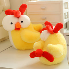 Big Eye Chicken Plush Toy Animated Bird Stuffed Animal
