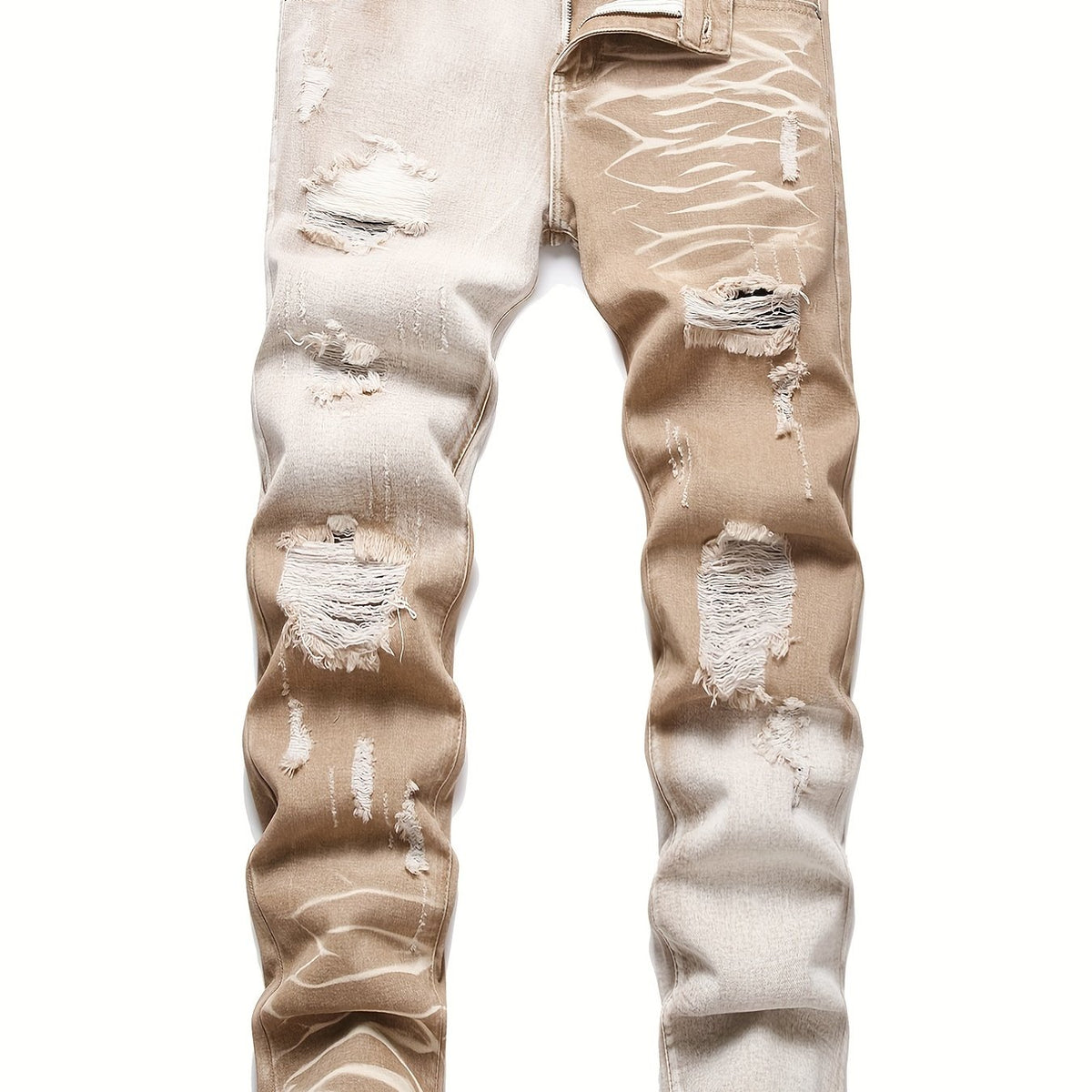 Street Style Men's Ripped Denim Jeans